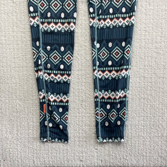 Kari Traa Womens L Base Layer Pants Nordic Color Print Outdoor Ski Sport Hiking - Picture 4 of 11